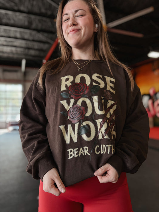 Unisex Rose Your Worth Sweatshirt - Bearclothing