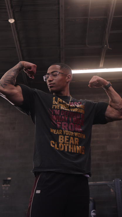 I Am Not  Defined Men Oversized  Premium T-shirt - Bearclothing 