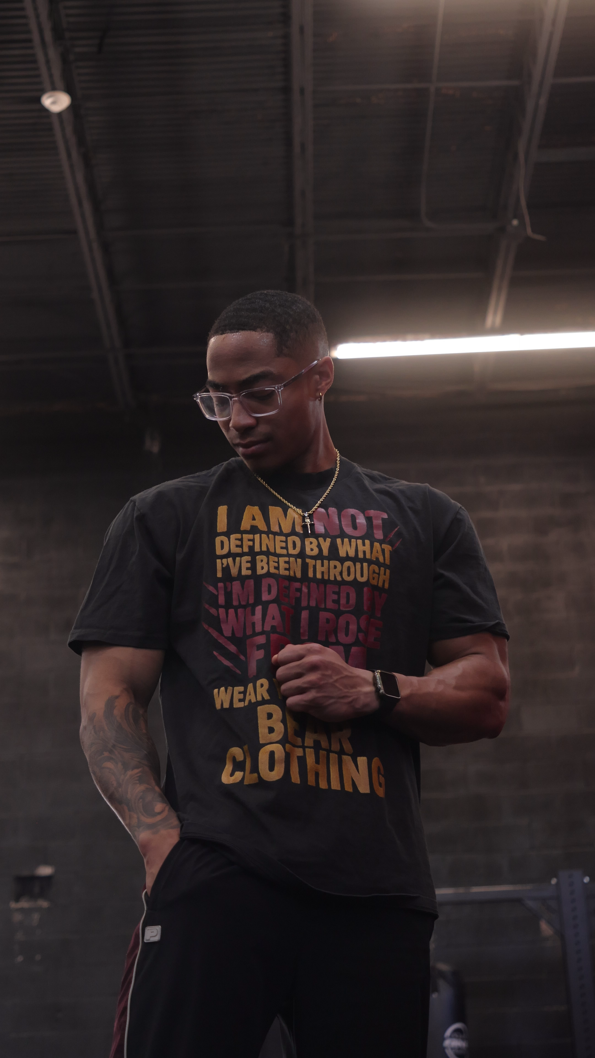 I Am Not  Defined Men Oversized  Premium T-shirt - Bearclothing 