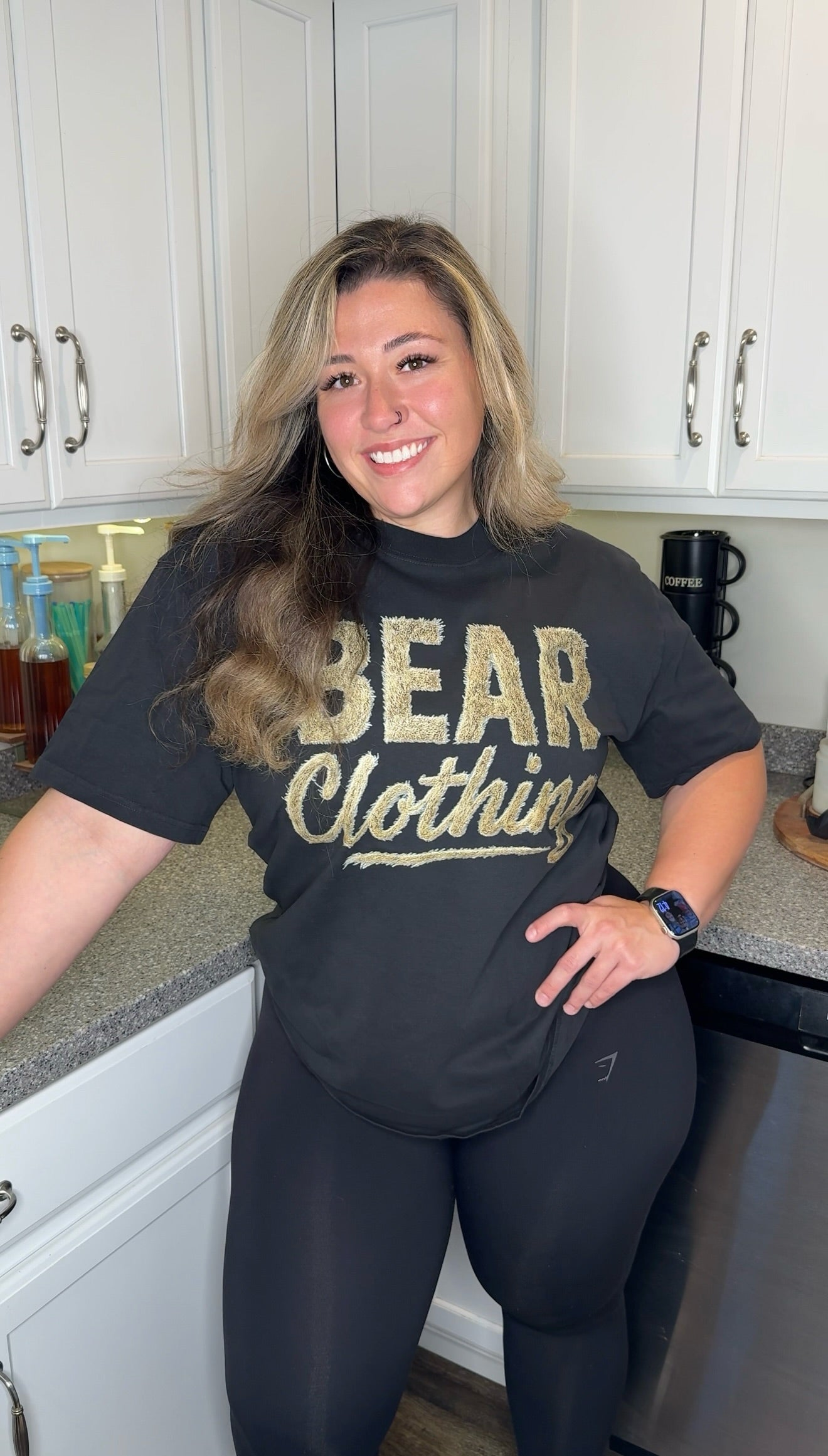 Exclusive Signature Women Oversized faded Pump Cover - Bearclothing 