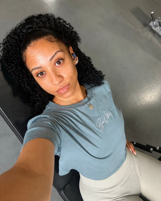 Women’s White Print Embroidery crop top - Bearclothing 